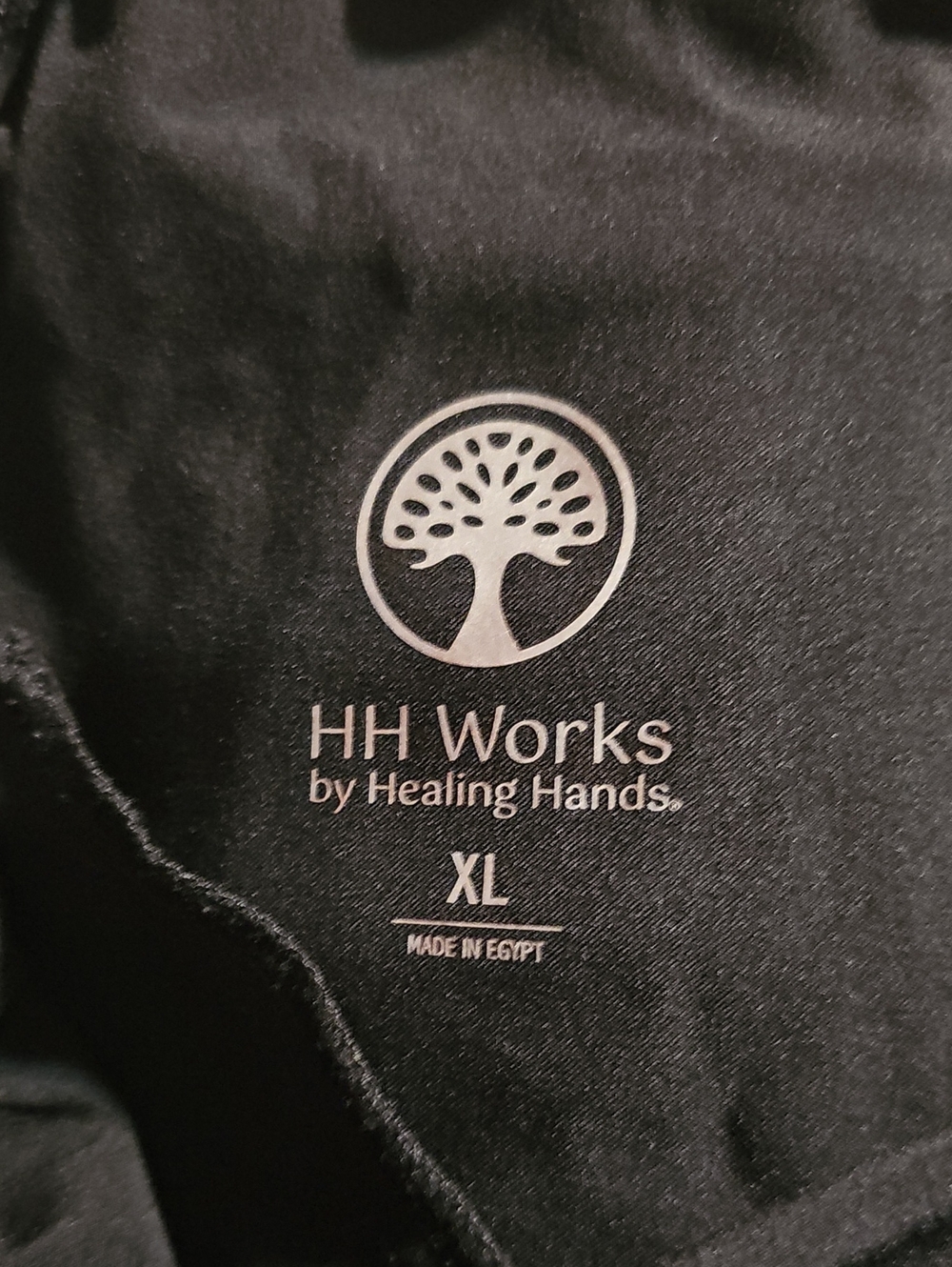 Healing Hands HH Works Womens XL Black Scrub Pants